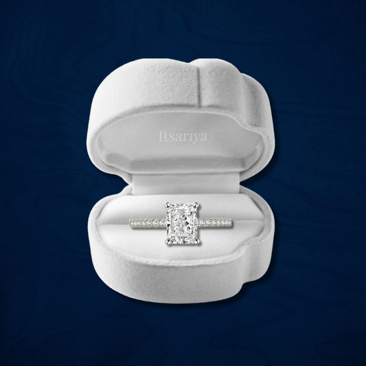 Itsariya January Blossom Moissanite Diamond Ring